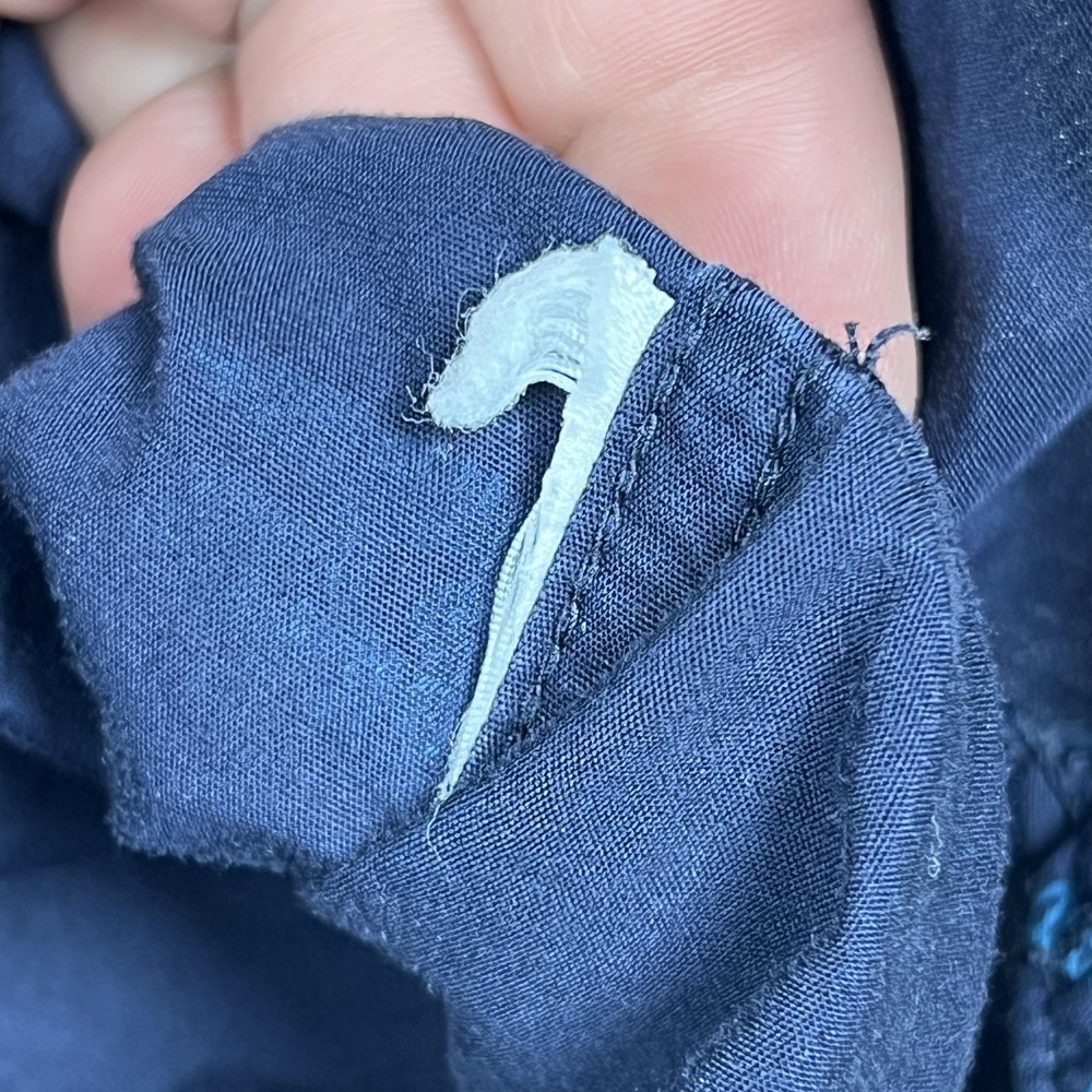 The North Face Shirt Mens Large Blue Camping Graphic‎ Short Sleeve Button Up - Picture 4 of 8